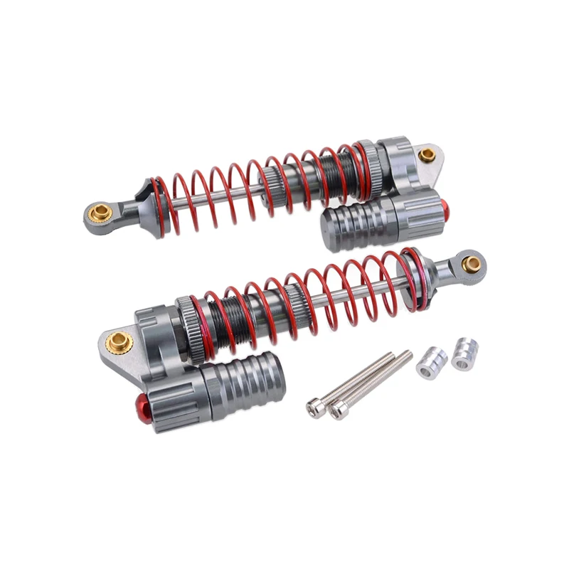 

High Quality 2PCS Metal Hydraumatic Shock Absorber for 1:10 RC Crawler Axial SCX10 Tamiya CC01 Accessory