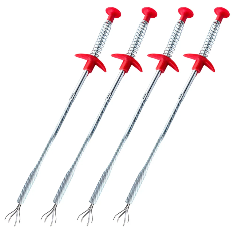 4 шт. кухонный сквозной канализационный дноуглубительный прибор пружинный зажим