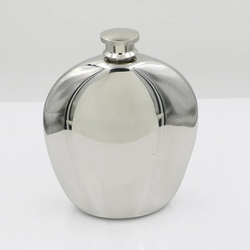 Портативная фляга из нержавеющей стали герметичная для виски вина 6 унций с