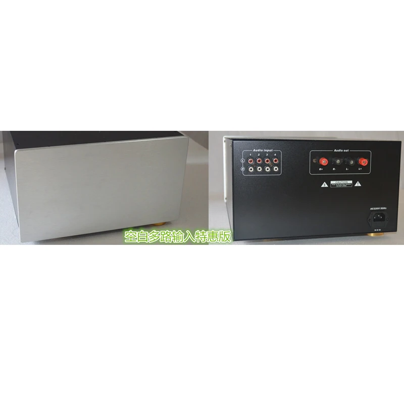 

310*173*380mm A3218 Front Class A Amplifier Chassis Box House DIY Enclosure With Switch Feet Amplifier Case Shell