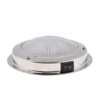 marine boat 3 stainless steel 12v tungsten ceiling cabin dome light flush mount interior dome switch white light for motorhome