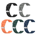 Спортивный силиконовый ремешок для Huawei Watch GT 2 42 мм, браслет на запястье для Samsung Galaxy Watch 46 мм Gear S3