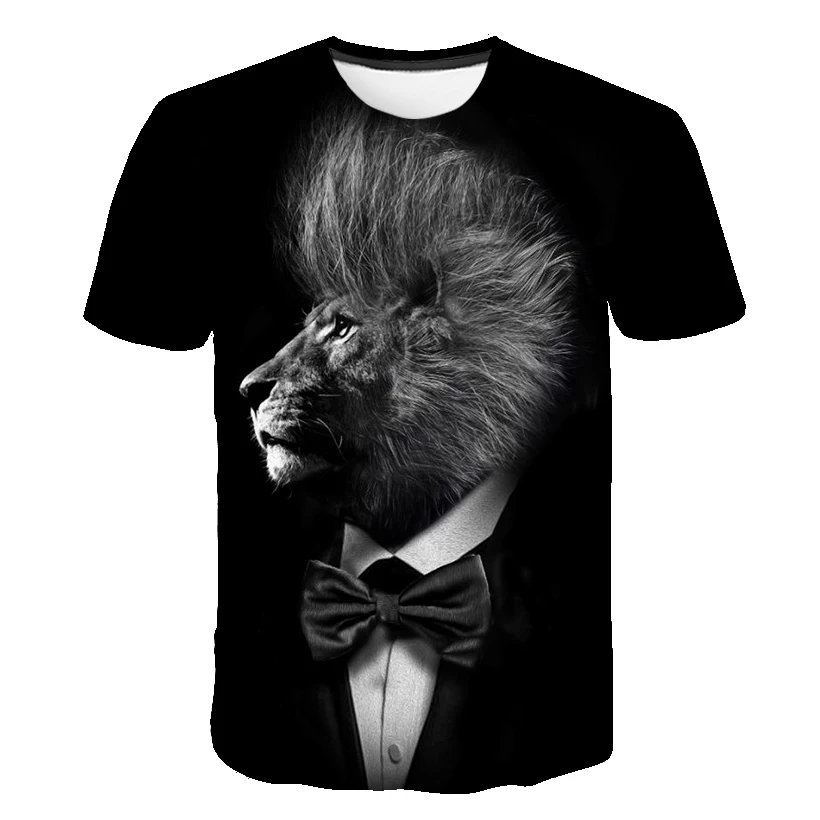 Новинка 2019 года детская одежда с объемным рисунком из фильма glory kingdom King Lion Simba