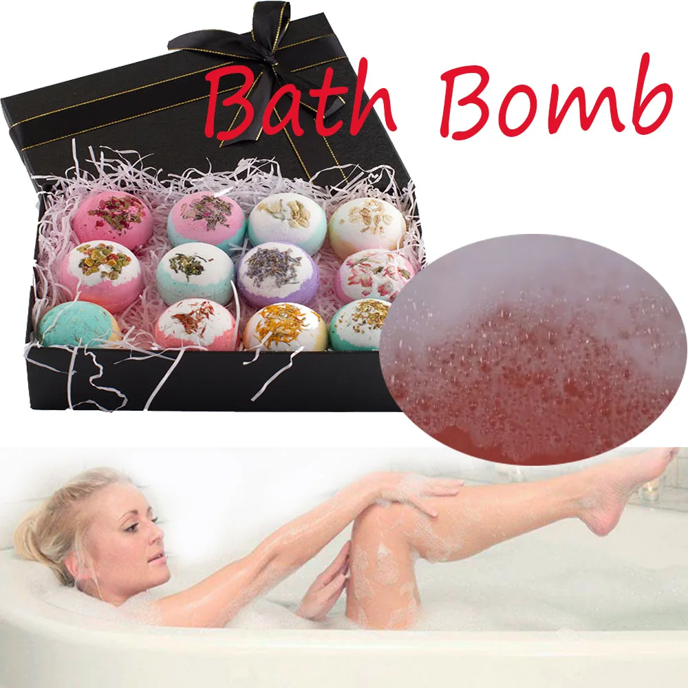 

Bath Bomb Petal Serie soak rose bomb for bath Gift Set Bath Salts