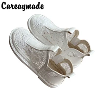 careaymade original net boots summer new artistic cool boots all kinds of comfortable college style womens soft soled shoes
