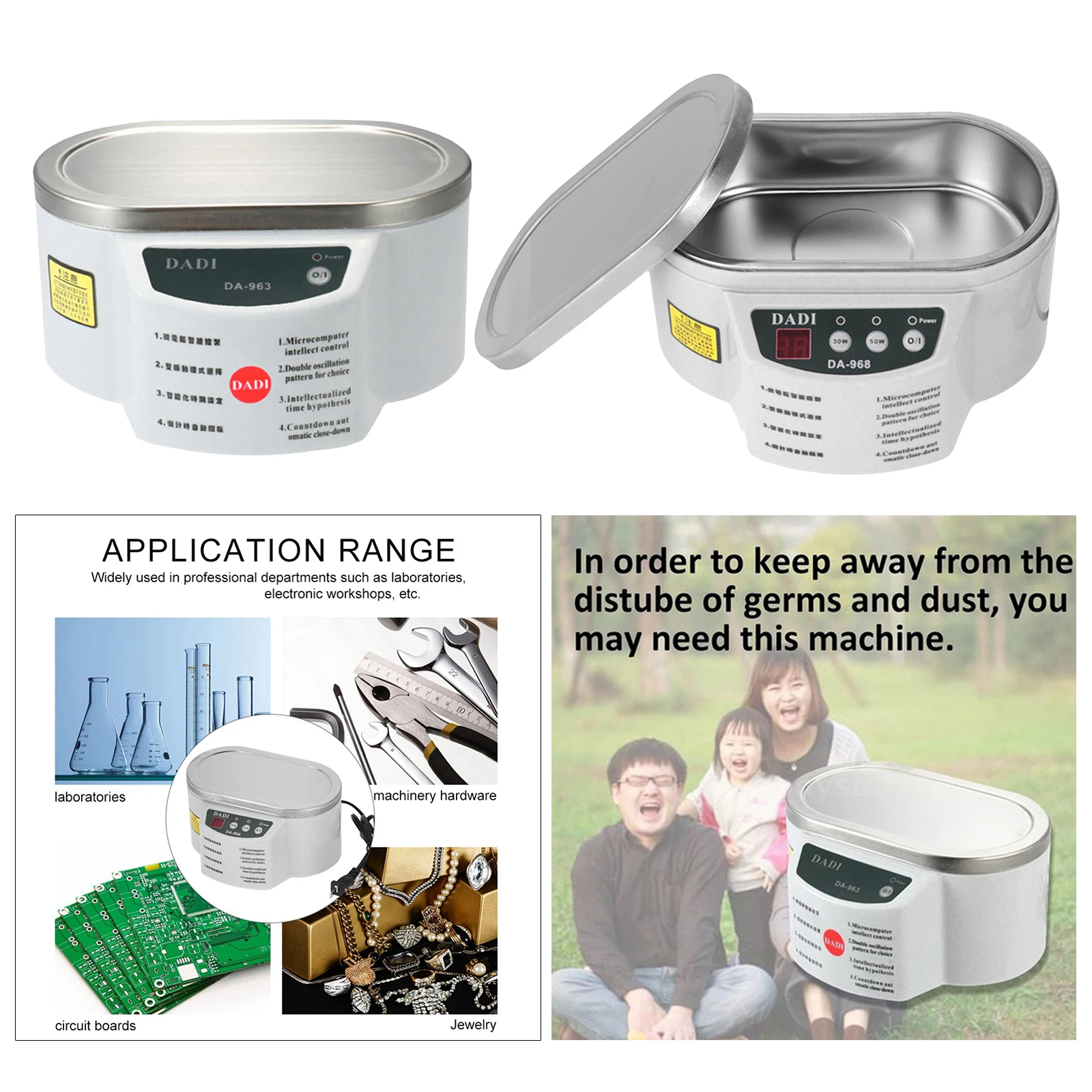 

Ultrasonic Cleaner Machine for Watches Earrings Professional Household