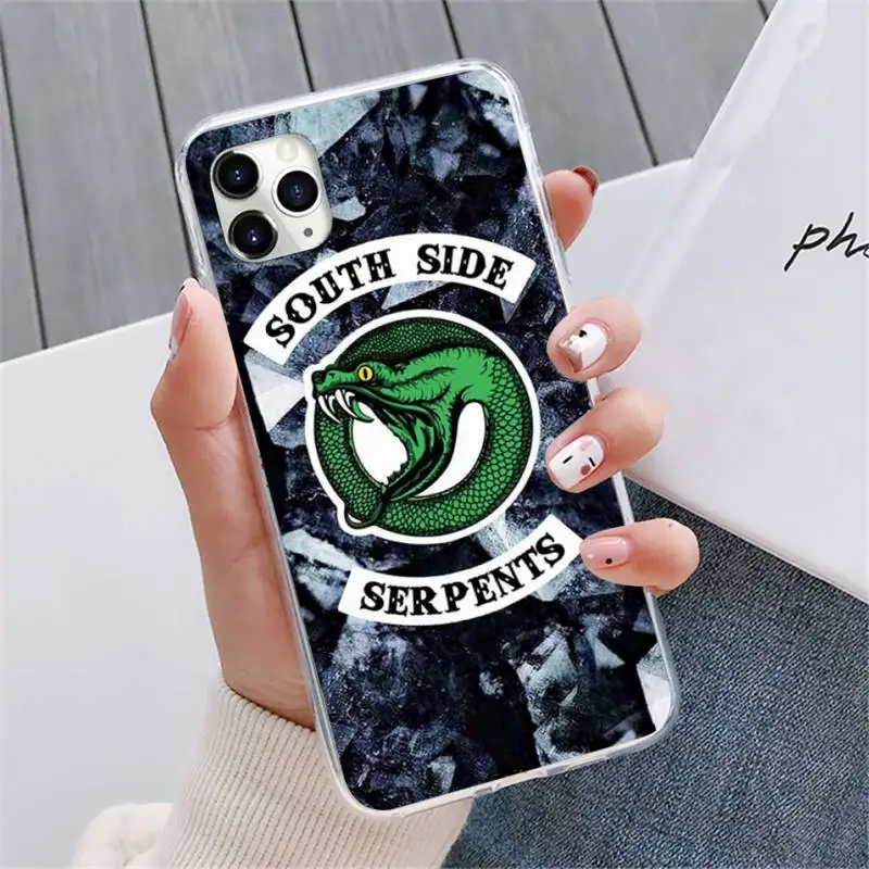 

TV Riverdale Serpents Phone Case For iphone 12 5 5s 5c se 6 6s 7 8 plus x xs xr 11 pro max mini