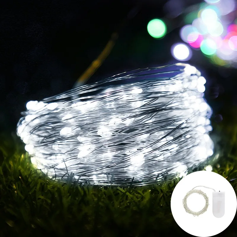 Светодиодный светильник гирлянда сказочный батарея опционально для дома