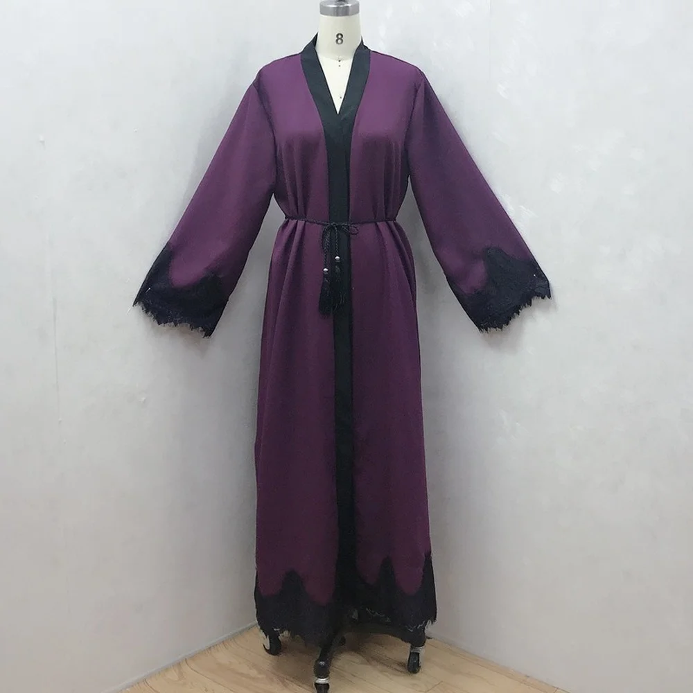 Абайе мусульманское кимоно Арабский Дубай Турция Кафтан марокаин Малайзия