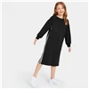 SHEIN/однотонное Повседневное платье-толстовка с контрастными буквами и лентами; коллекция года; весенние прямые платья с длинными рукавами для девочек