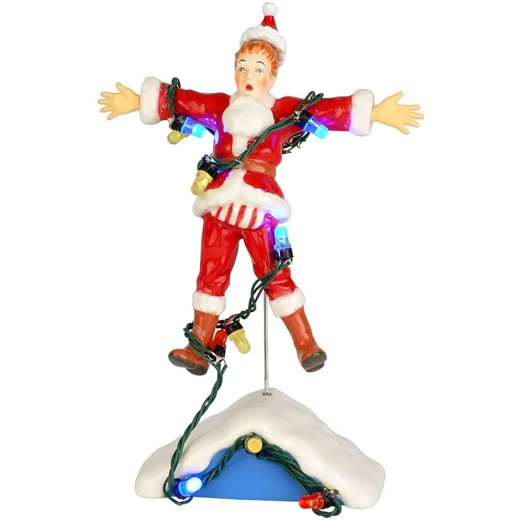 Estatuilla de resina para decoraci&oacute;n del hogar, accesorio de adorno navide&ntilde;o para regalo de Navidad, primo de vacaciones, Eddie, 2022-5