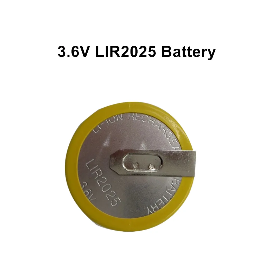 

RIOOAK 10/20/50/100pcs Rechargeable LIR2025 Battery 3.6V For BMW key e46 e39 e36 e38 e34 Remote Car Key Shell Cover Case Battery