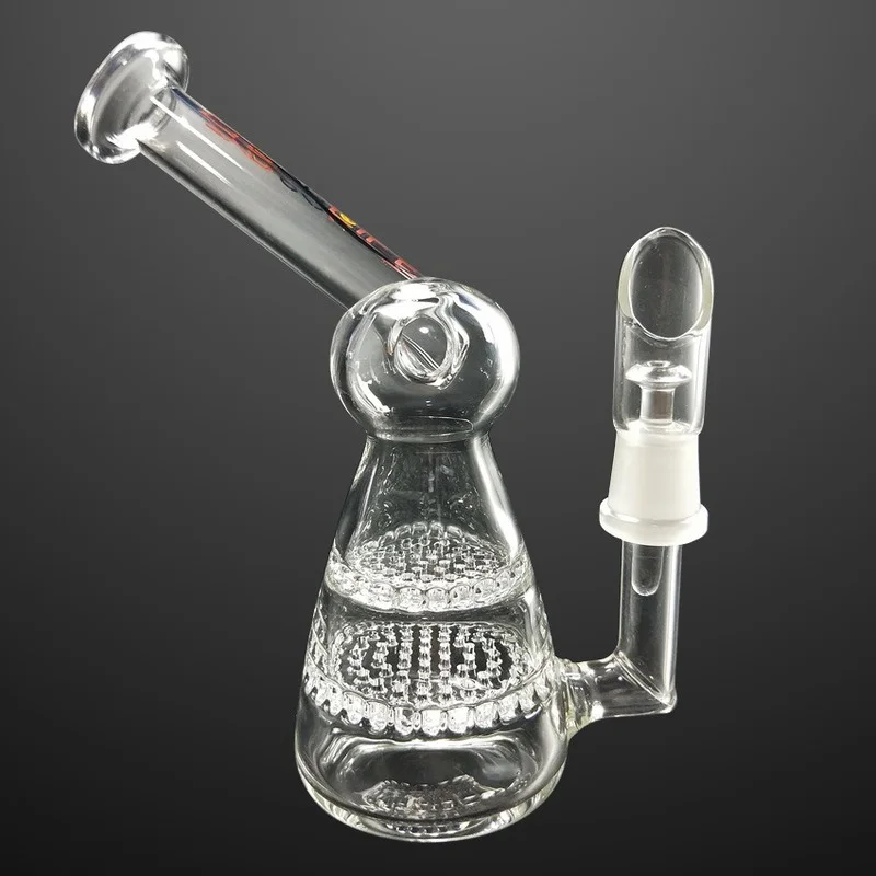 

GY Hookah Filter Smoke Pipe Men's Water Pipe Bags Pot White Snowman-Shaped Glass Crafts