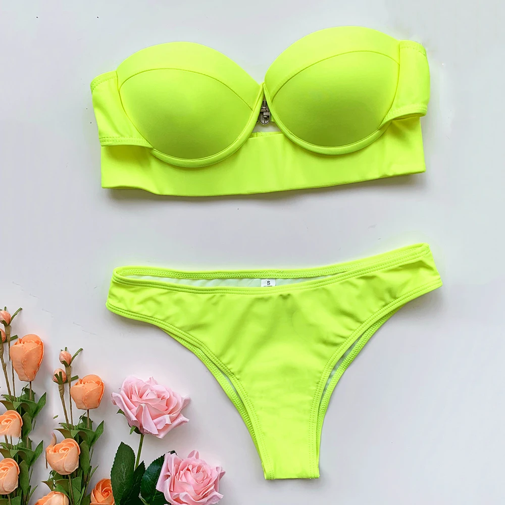 

Black Split Swimwear Girls Sexy Bikini Swimming Bathing Suit 2 Piece Swimsuit For Women Beach Wear Bikini Set Solid Biquini 8414