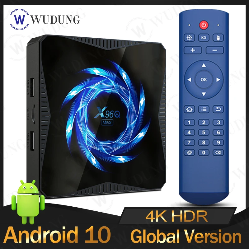 Android 10 0 X96Q MAX смарт приставка для ТВ Allwinner H616 4 ядра г 32 г/64G 2 4G/5 0G Wi Fi BT5.0 set top TV BOX