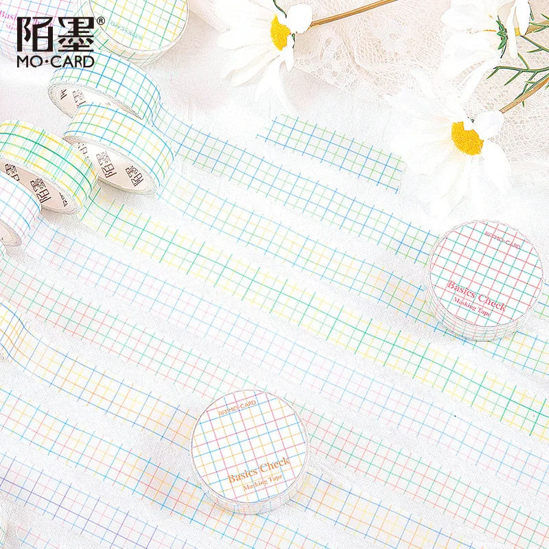 Mohamm 1 шт. Базовая Решетка серии васи маскирующая лента креативные Скрапбукинг