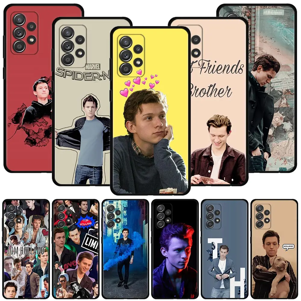 

Marvel Tom Holland Phone Case Funda For Samsung Galaxy A51 A12 A52 A21S A71 A32 A31 A02S A72 A11 A41 A22 4G A42 5G Cover