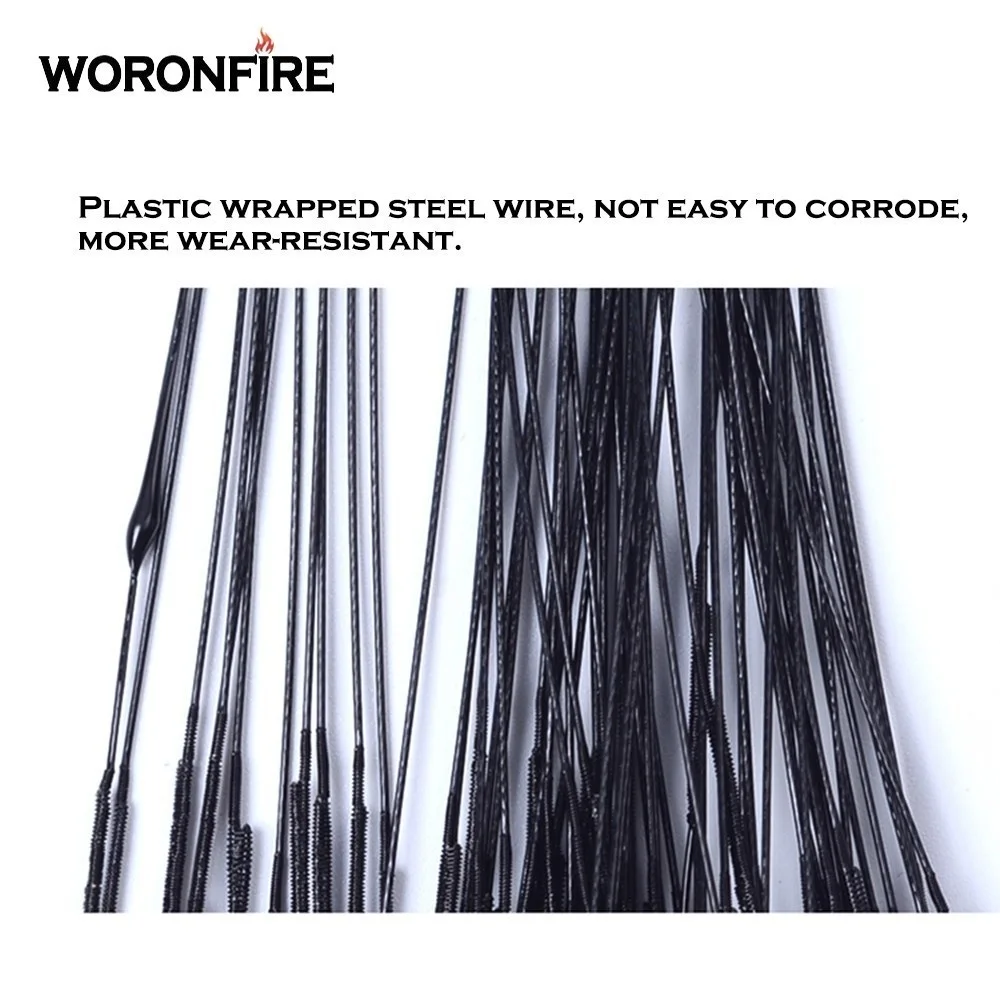 20 шт. рыболовный поводок из нержавеющей стали 15 см 30 см|Рыболовные лески| |