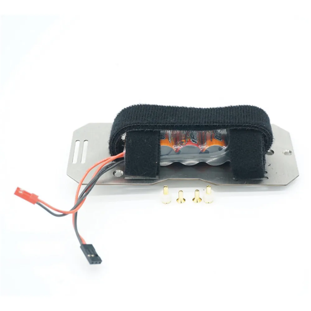 Запасной батарейный отсек из нержавеющей стали для TRAXXAS TRX-6 G63 6X6 запчасти