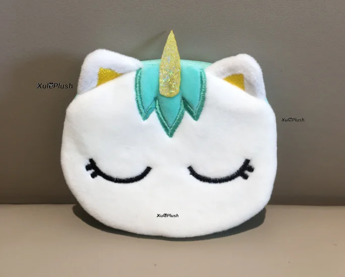 color Милая Новая Лошадь плюшевая мягкая игрушка кукла для кошелька игрушки, Брелок Плюшевый мешочек игрушка - Цвет: color