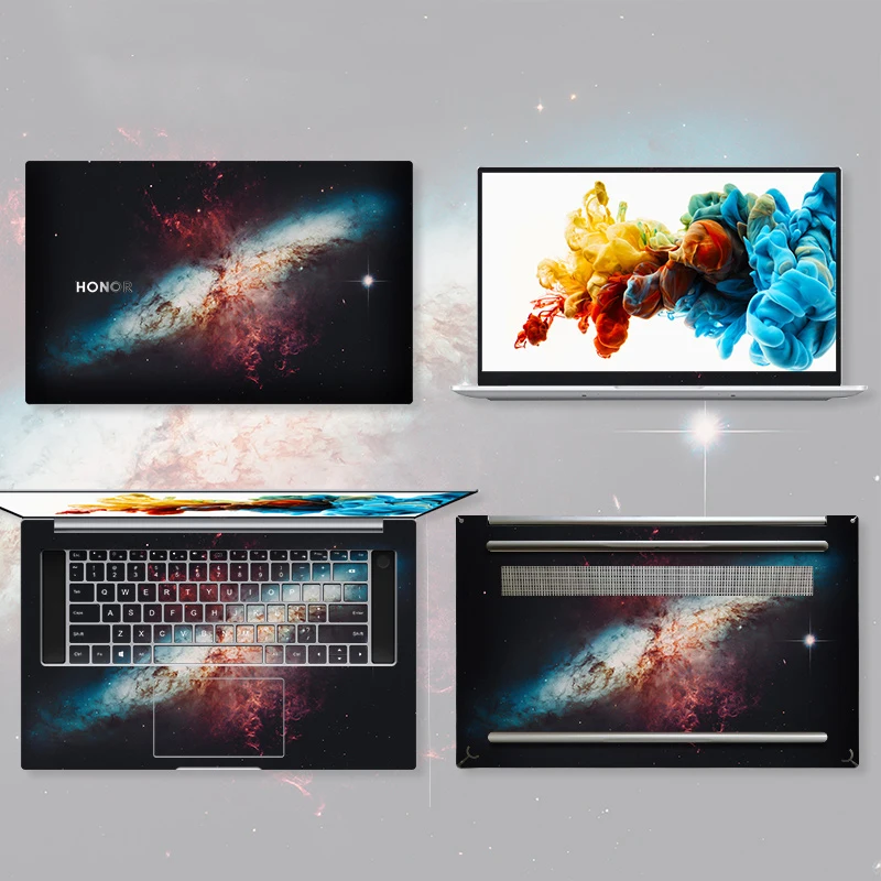 4 в 1 наклейки для ноутбуков huawei honor mag