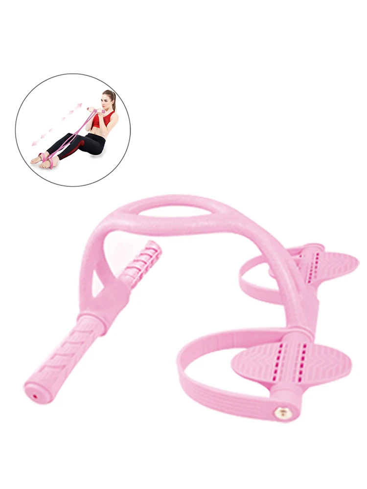 

Resistance Band Latex Sit-up Bodybuilding Expander Elastic Pull Rope Fitness Equipment For Abdomen Waist Arm Stretching Training