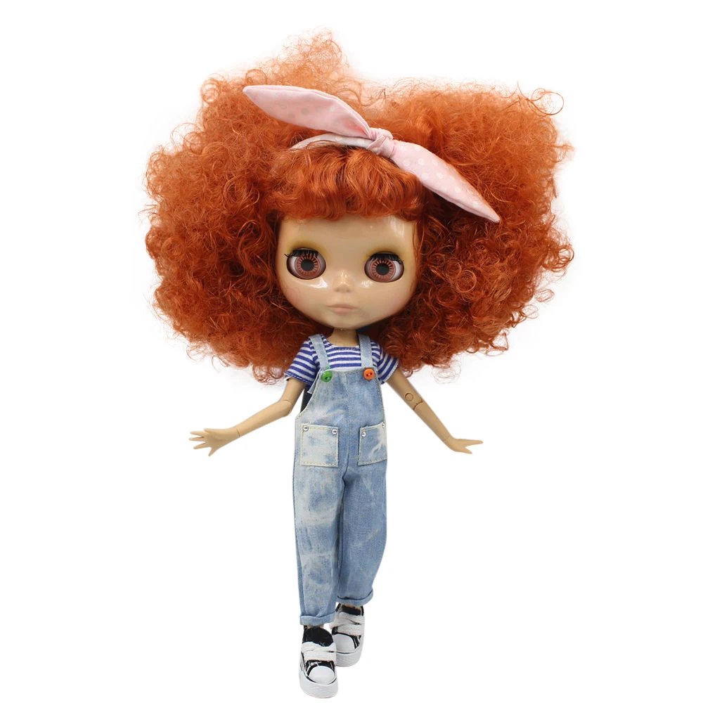 

ICY DBS Blyth doll No.BL2231/2237 Light Brown hair Wild-curl up JOINT body Burning skin Neo 1/6 BJD ob24 anime