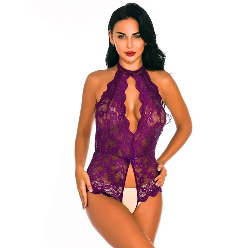 M XXL размера плюс кружевное воздушное страстное дамское нижнее белье Открытый