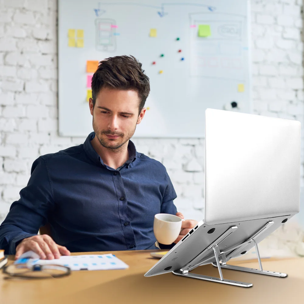 

Foldable Laptop Stand Holder Support Base Cooling Pad Riser Notebook Stand For Macbook Pro iPad Laptop accessories Bracket