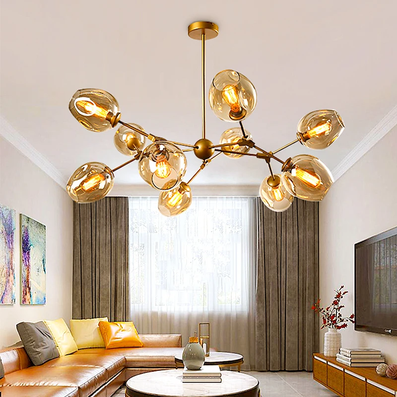 

Modern LED Chandelier For Home Staircase Chandelier Loft Indoor Lighting Nordic Kitchen Hanging Lamp Lustre Chandelier Lighting