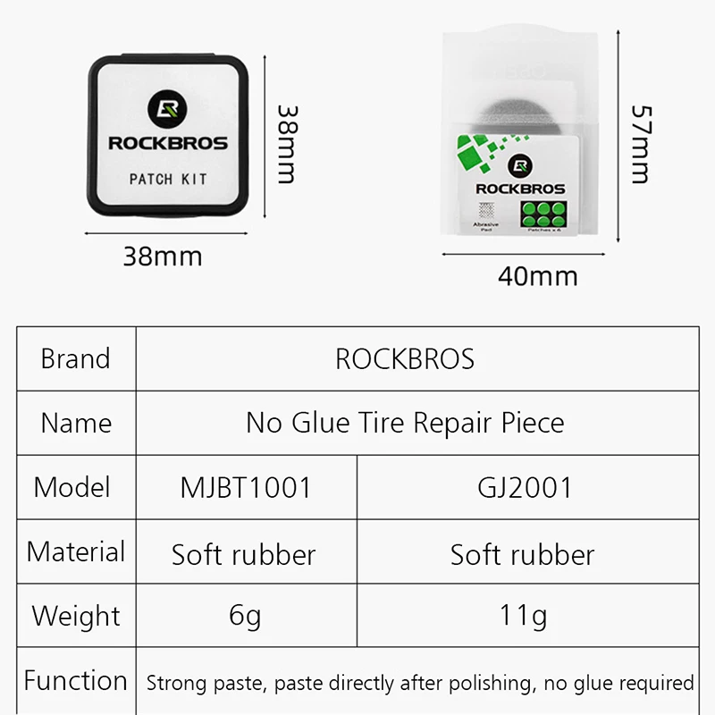 Набор инструментов для ремонта велосипедных шин ROCKBROS портативный инструмент без