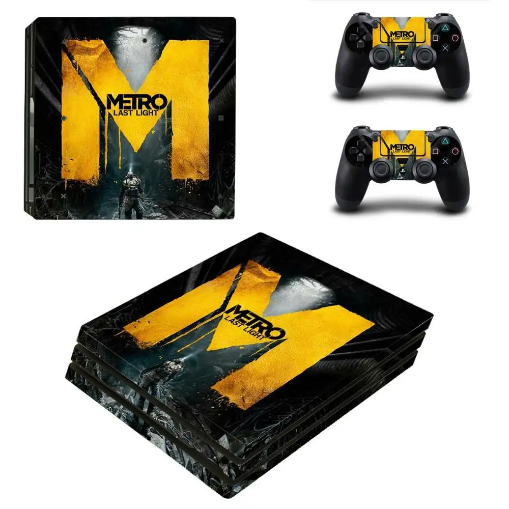 PS4 Pro Metro последний светильник наклейка s PS 4 Play station Виниловая для playstation консоль и