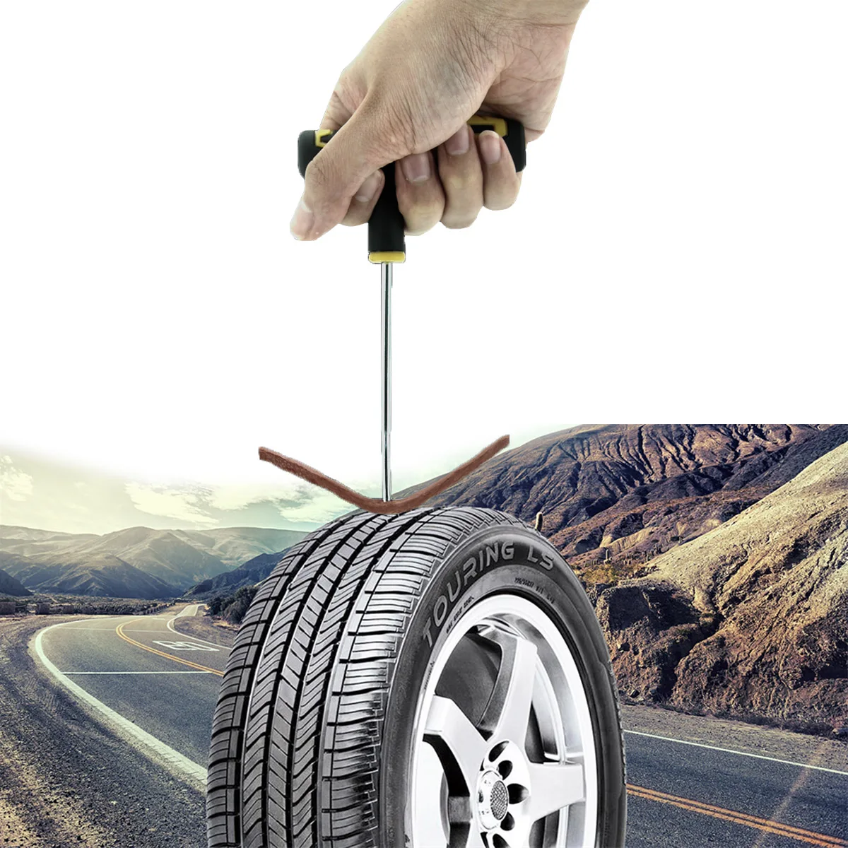 Набор инструментов для ремонта автомобильных шин с чехлом из ЭВА набор верховой