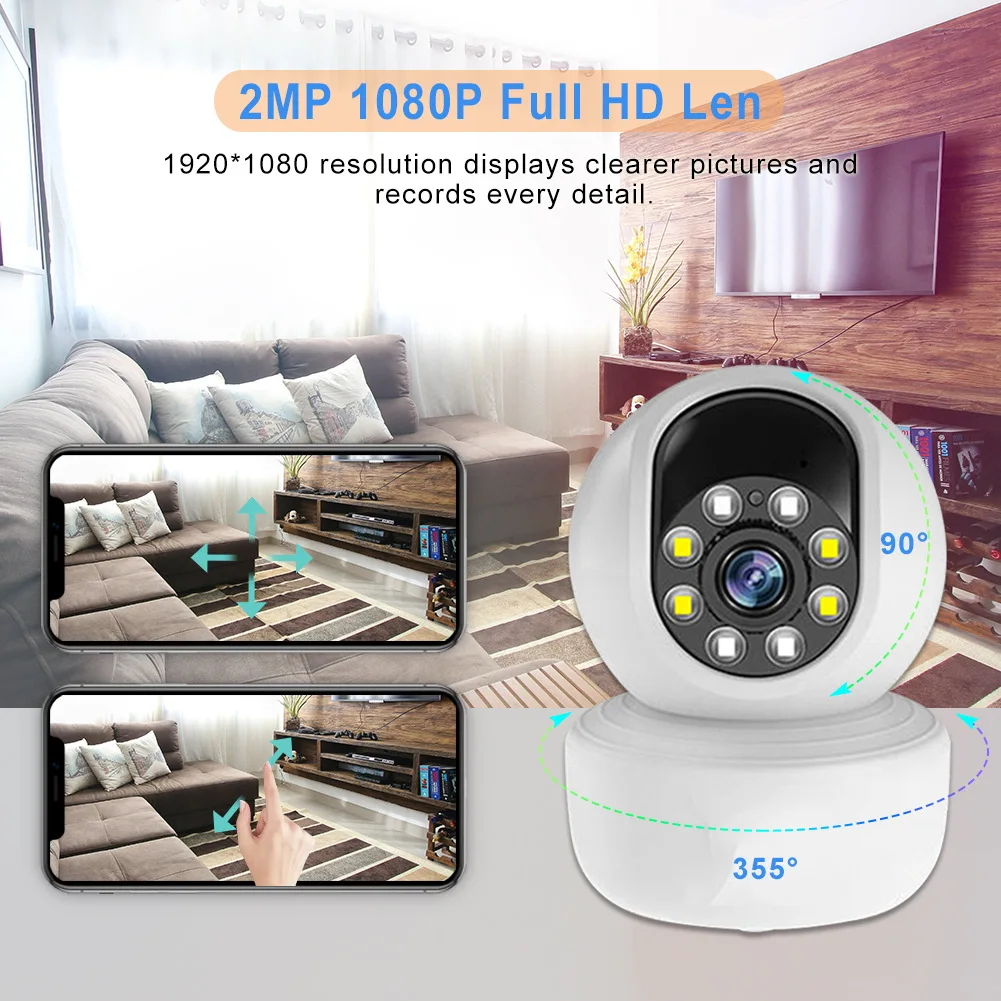 5G/2 4G IP-камера 1080P камера видеонаблюдения s с Wifi двухстороннее аудио светильник