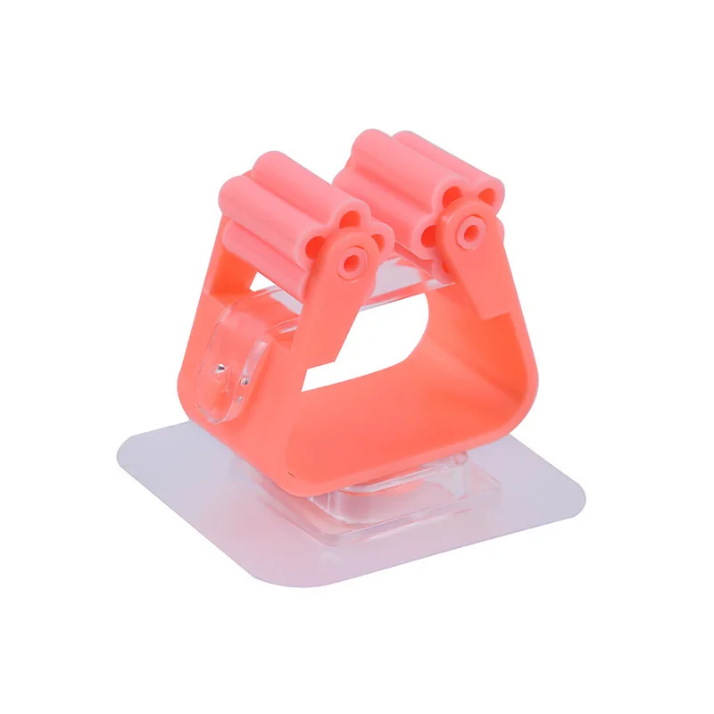 

Mop Clip Card Slot Hole-Free Broom Clip Artifact Shelf Strong Adhesive Buckle Toilet Fixed Mop Hook