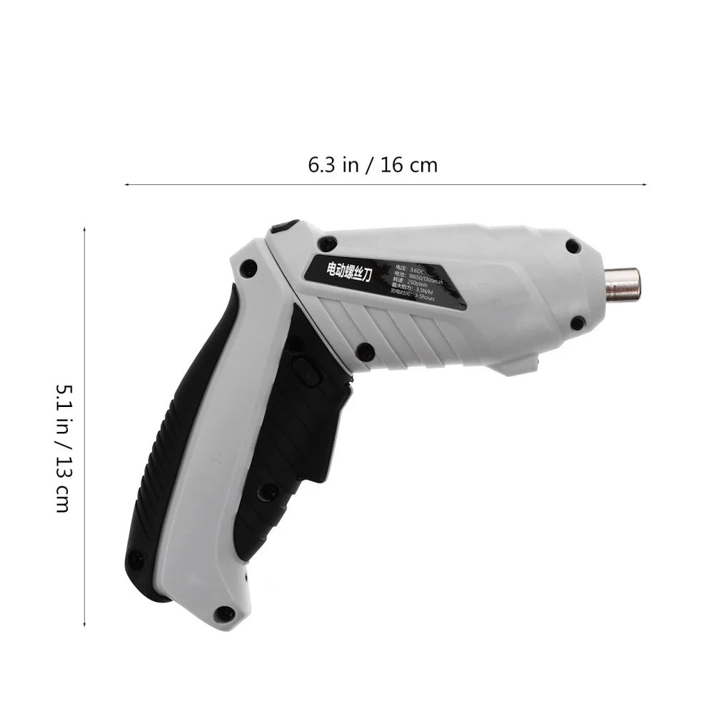 

1 Set Electric Screwdriver Kit Electric Drill USB Chargeable Screwdriver