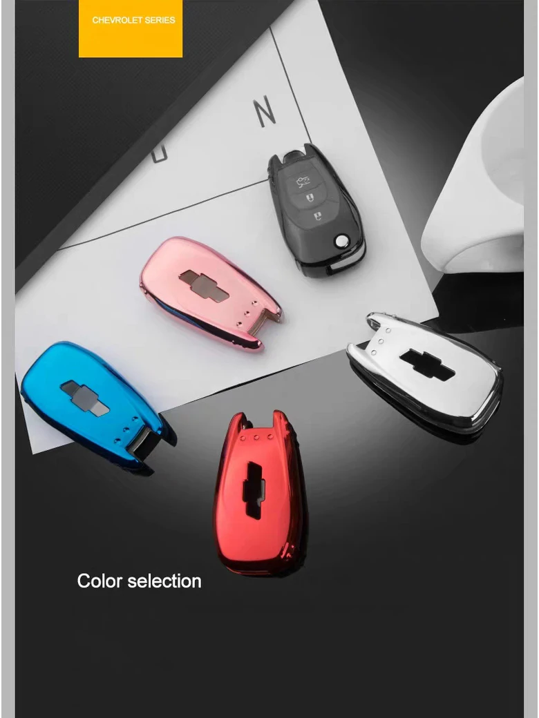 Чехол для автомобильного ключа из ТПУ чехол с дистанционным управлением Chevrolet