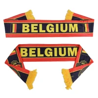 belgium national flag soccer fans scarf world cup 32 teams countries theme polyester football cheerleader fans scarf souvenir