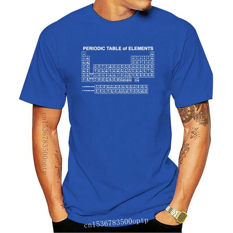

Periodic Table of Elements T Shirt Chart Geek Science Chemistry Men Women Kids Nerd Funny Graphic Tee