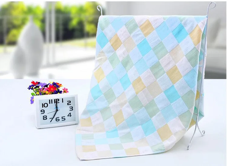 4 шт./лот хлопковый двухслойный марлевый платок для новорожденных квадратное