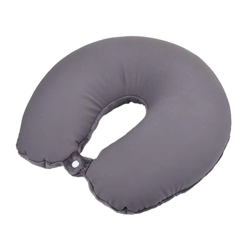 U-образная подушка удобная мягкая дорожная для шеи из пены с эффектом памяти