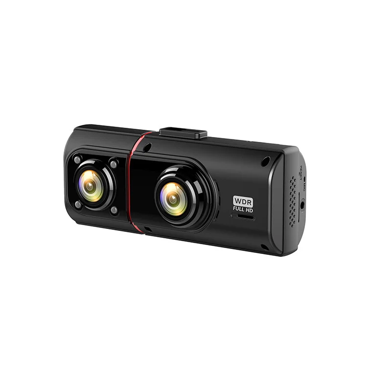 

Dual lens tachograph private model HD vehicle camera GPS internal and external recording rotatable lens