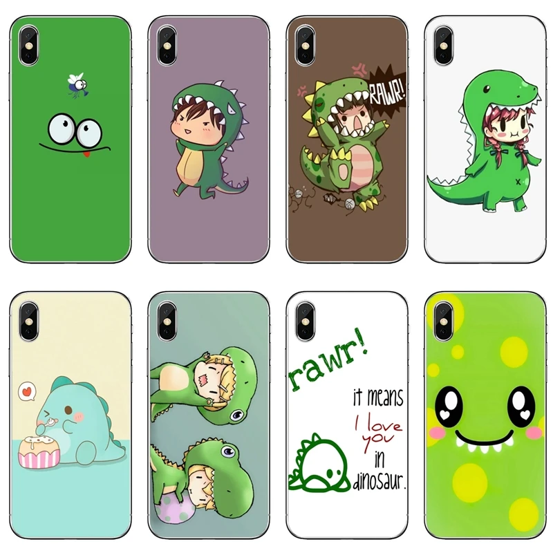 Милый мультяшный динозавр аксессуары чехол для телефона Huawei Honor 20 10i 9X 10 Lite 8S 8C 8X 7C