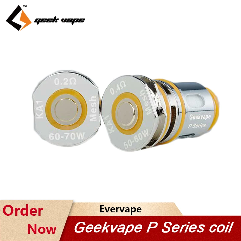 

5pcs/lot GeekVape P Series Coil 0.2ohm/0.4ohm Replacement Coil Head For Geekvape Aegis Boost Pro Kit Pod Cartridge