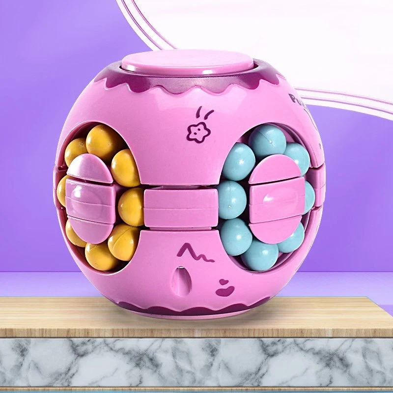 

Educational Toys Decompression Rotating Magic Bean Toys Rotating Small Beads Fidget Spinner Magic Cube Toys for Unisex-Children