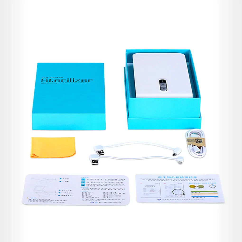 

Mobile Phone UV Light Box Case USB Powered Portable UV Lamp Phone Holder Charger Air Diffuser