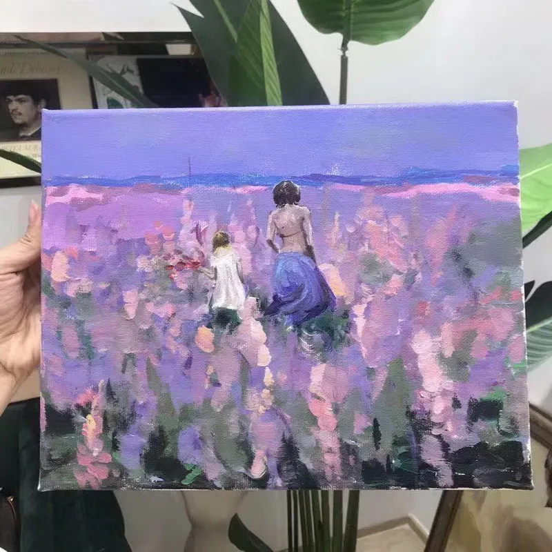 

Impressionist artist hand-painted (Non-print) original oil painting creative brand oil painting for collection customized paint