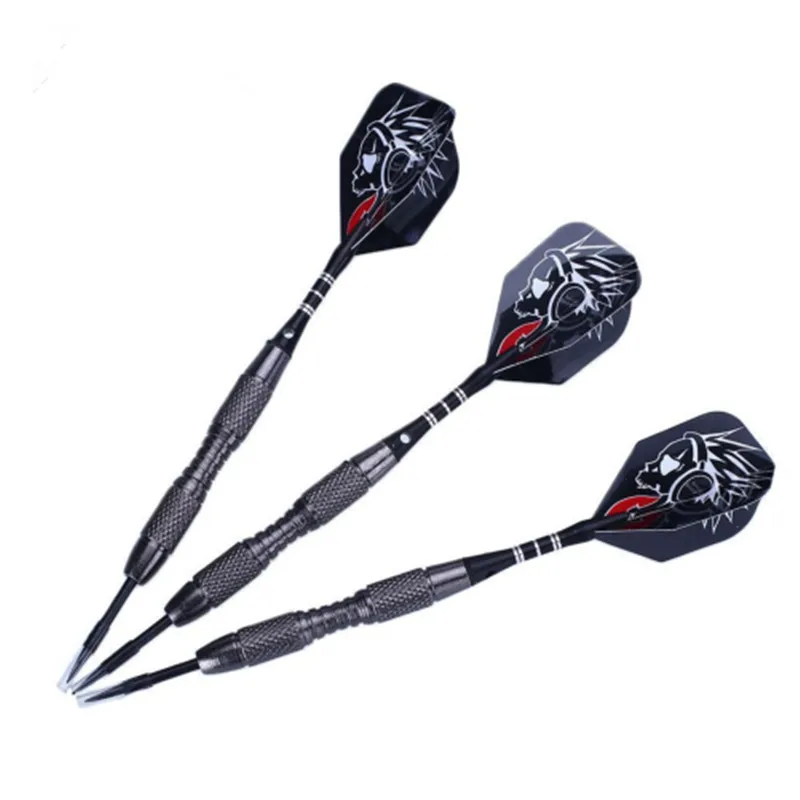 

1pc Professional Nickel Plated Darts Steel Hard Tip Grooved Shafts Flights Steel Tip Grooved Shafts Flights Nickelplated Darts