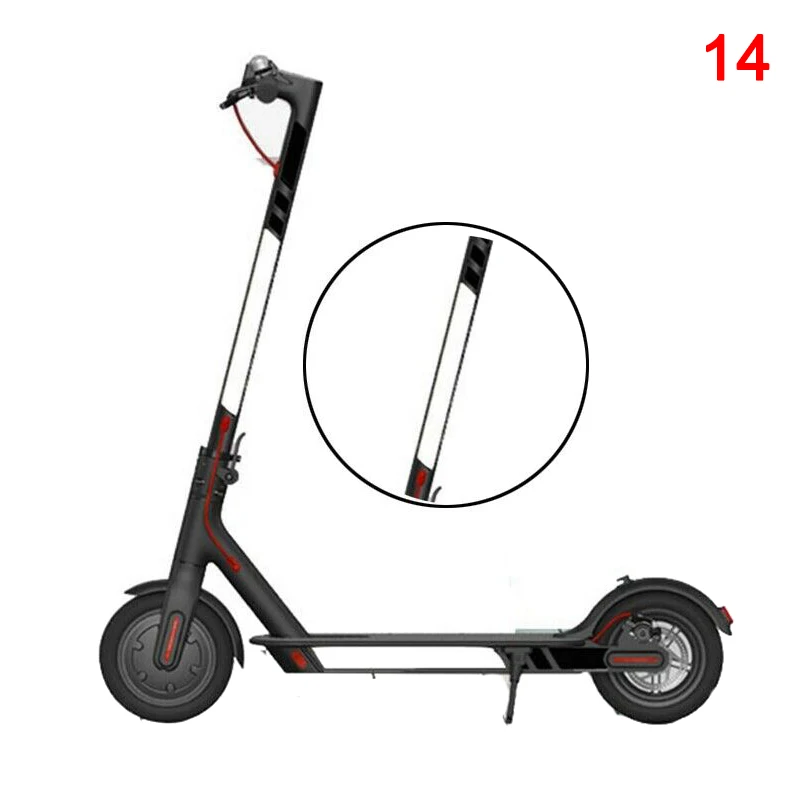 New 2 Bags Reflective Safe Stickers Electric Scooter Sticker Decor for Mijia M365 XD88 | Спорт и развлечения
