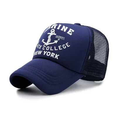 Взрослых Trucker Кепки Для мужчин и Для женщин хип-хоп панк-рок Snapback Шапки мужские летние Зонт Mesh Бейсбол шляпа 20 Цвета - Цвет: A56